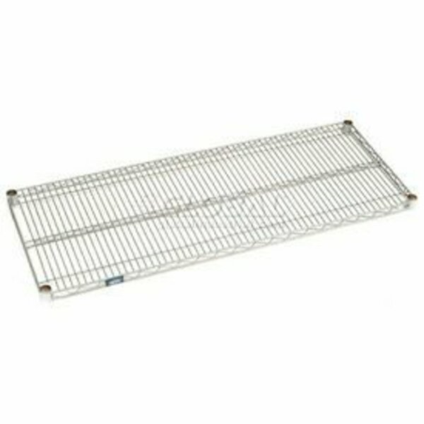 Nexel Stainless Steel Wire Shelf 48inW x 18inD S1848S